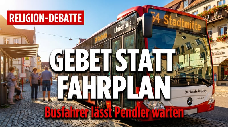 Wenn der Fahrplan dem Gebet weicht: Ein Bus in Landshut und die große Frage nach unseren Regeln