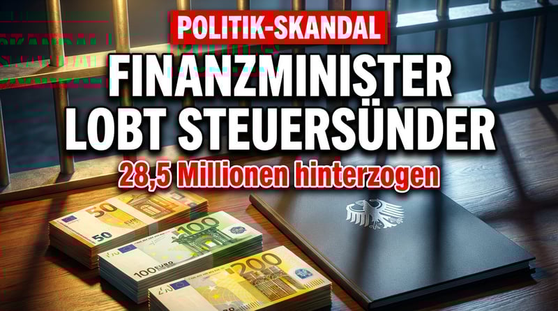 Wenn der Finanzminister einen verurteilten Steuerhinterzieher zum moralischen Kompass erklärt