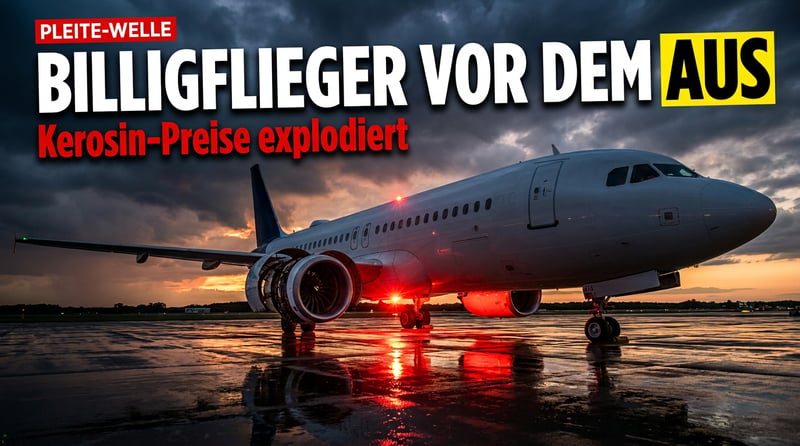 Wenn der Krieg den Tank leert: Die Pleitewelle erfasst die Billigflieger
