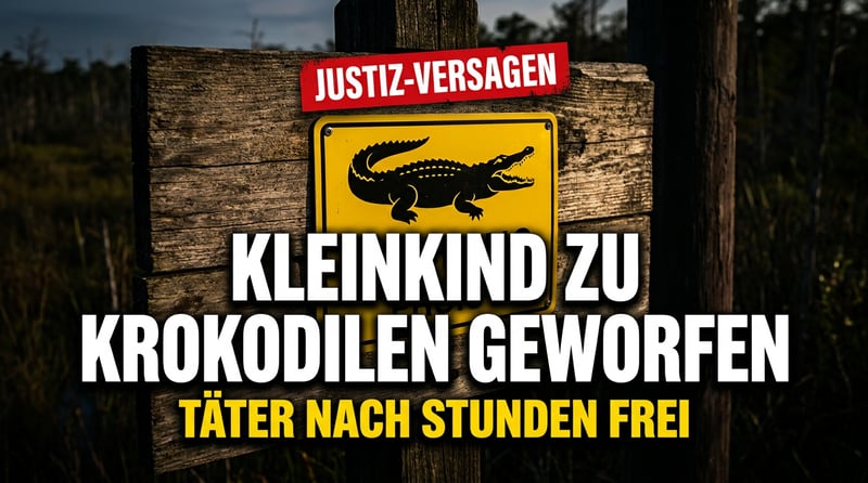 Wenn der Rechtsstaat kapituliert: Mann wirft Kleinkind ins Krokodilgehege – und spaziert Stunden später wieder in die Freiheit