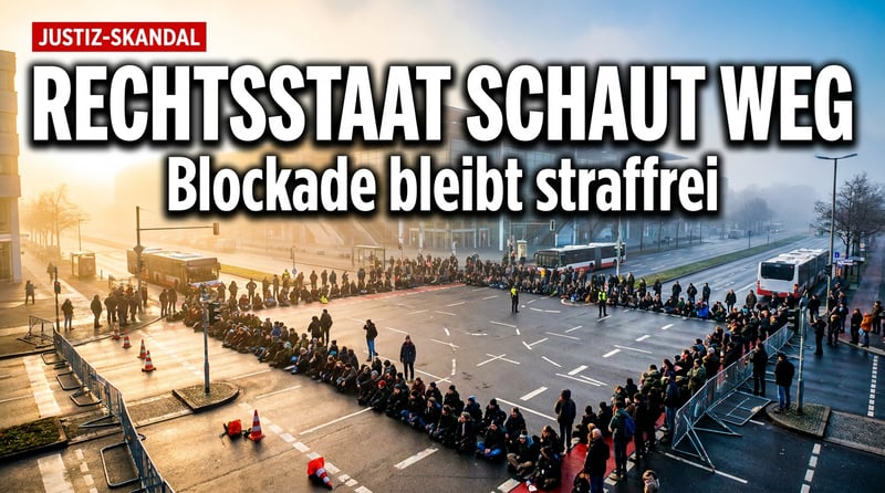 Wenn der Rechtsstaat wegschaut: Antifa darf AfD-Parteitag offen blockieren – Staatsanwaltschaft sieht kein Problem