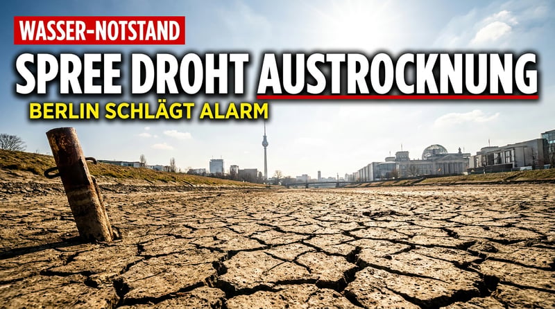Wenn der Spree das Wasser ausgeht: Berlin läuft sehenden Auges in die nächste Versorgungskrise
