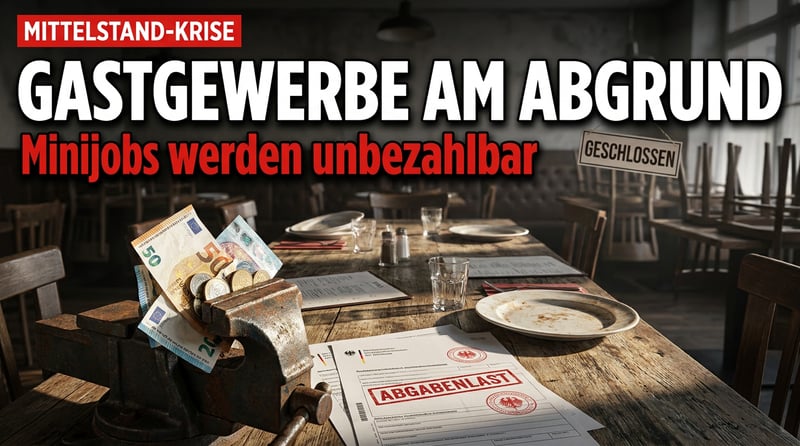 Wenn der Staat den Mittelstand erwürgt: Wie Warkens Reformpläne das Gastgewerbe ausbluten lassen