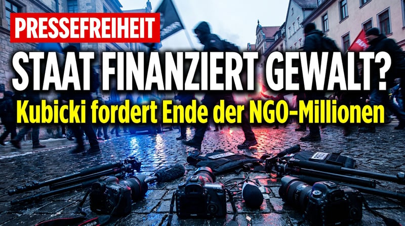 Wenn der Staat den Mob mitfinanziert: Kubicki fordert Ende der NGO-Millionen nach Jagd auf Journalisten in Erfurt