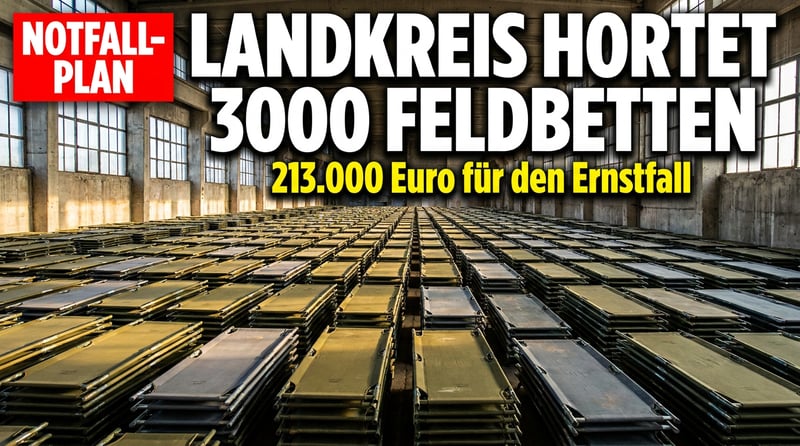 Wenn der Staat Feldbetten hortet: Ein Landkreis rüstet sich für den Ernstfall – und stellt die unbequemen Fragen unserer Zeit