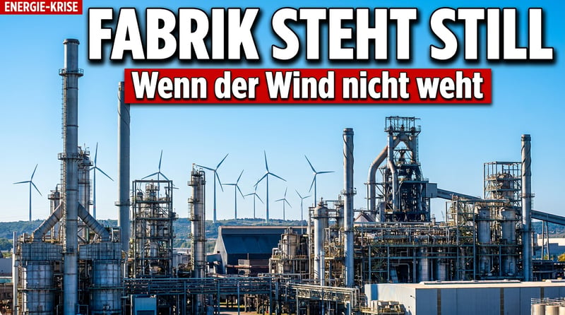 Wenn der Wind nicht weht, steht die Fabrik still: Bundesnetzagentur plant Rückkehr ins vorindustrielle Zeitalter