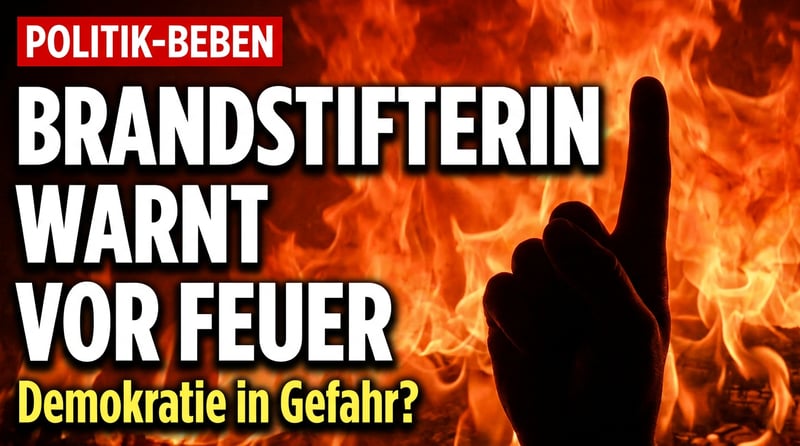 Wenn die Brandstifterin vor dem Feuer warnt: Brosius-Gersdorf entdeckt die Gefahr für die Demokratie