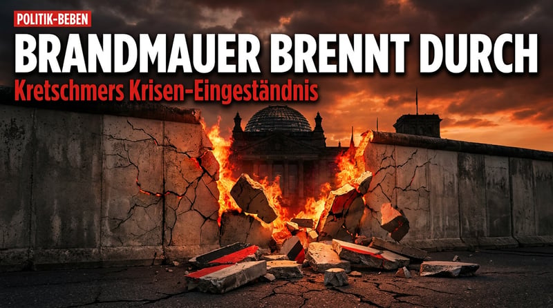 Wenn die eigene Mauer brennt: Kretschmers stille Kapitulation vor der Realität