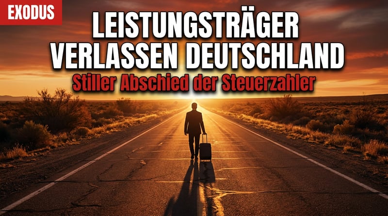 Wenn die Leistungsträger gehen: Deutschlands stiller Exodus der Steuerzahler