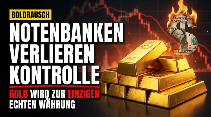 Wenn die Notenbanken die Kontrolle verlieren: Warum Gold jetzt die einzige ehrliche Währung ist
