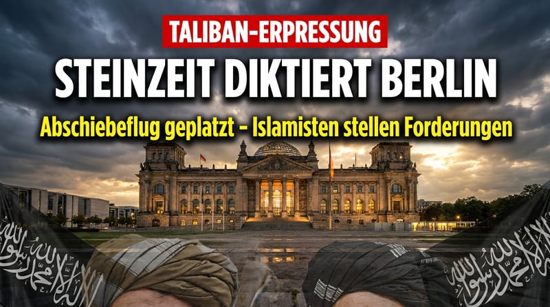 Wenn die Steinzeit Berlin diktiert: Wie die Taliban die Bundesregierung am Nasenring durch die Manege führen