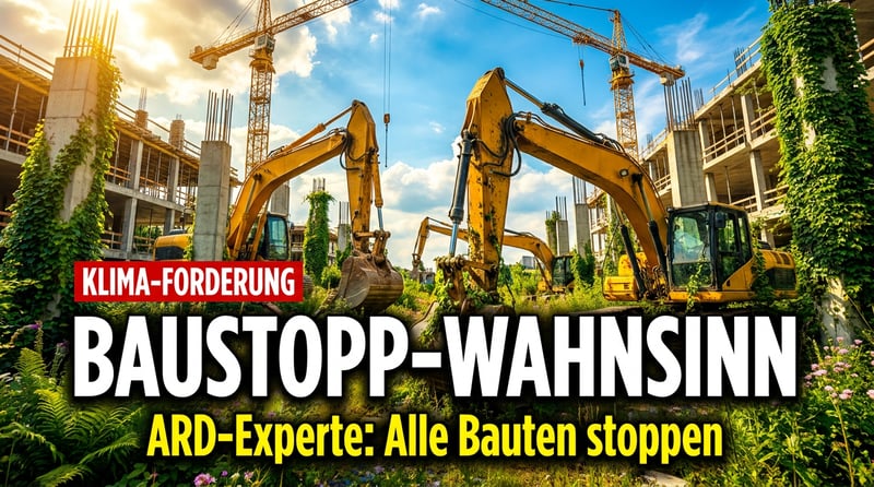 Wenn die Wissenschaft den Verstand verliert: ARD-Experte fordert kompletten Baustopp, weil die Erde angeblich „unbewohnbar“ wird
