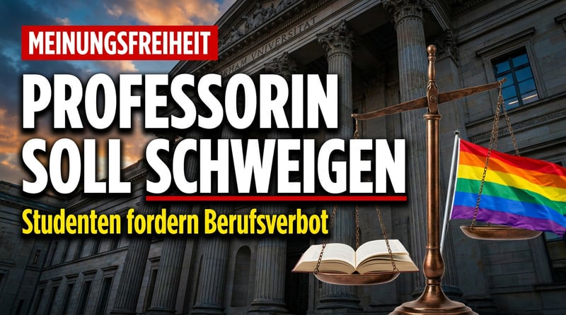 Wenn die Wissenschaftsfreiheit dem Regenbogen weichen soll: Düsseldorfer Studenten fordern Berufsverbot für kritische Professorin