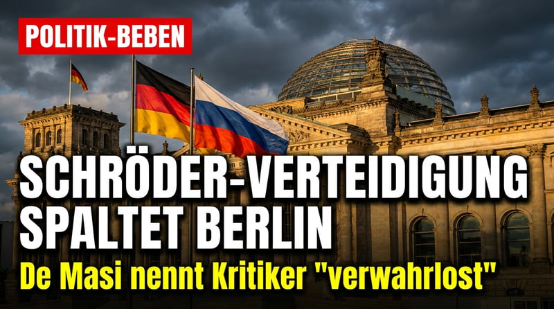 Wenn Diplomatie zur Schmähung wird: De Masi nimmt Schröder in Schutz – und entlarvt die Doppelmoral des Berliner Politbetriebs