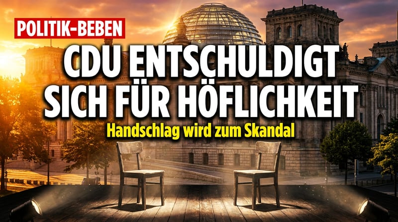 Wenn ein freundlicher Wortwechsel zum Staatsakt wird: Die CDU rechtfertigt sich für Höflichkeit