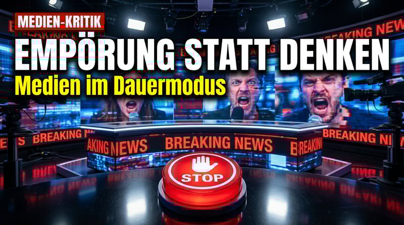 Wenn Empörung das Denken ersetzt: Die Medien im Dauermodus der moralischen Entrüstung