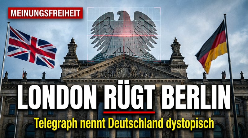 Wenn London über Berlin den Kopf schüttelt: Die Meinungsfreiheit in Deutschland wird zum internationalen Skandal