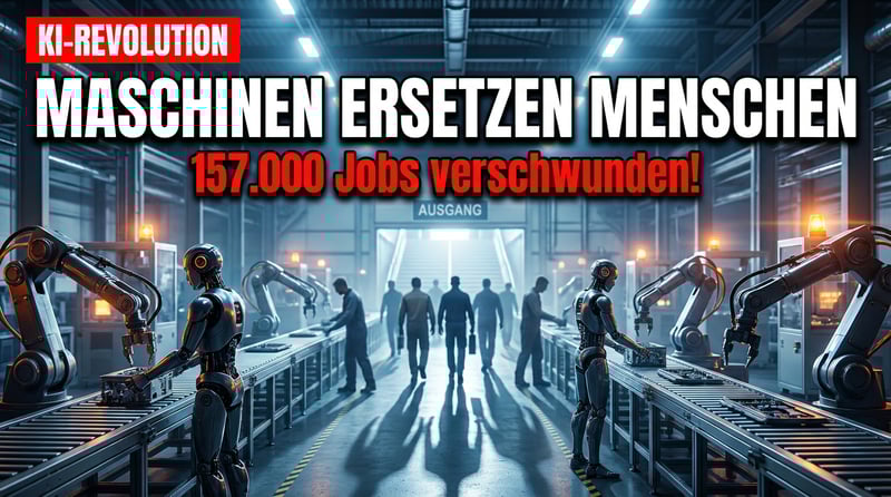Wenn Maschinen Menschen ersetzen: Die KI-Revolution frisst ihre ersten Arbeitsplätze