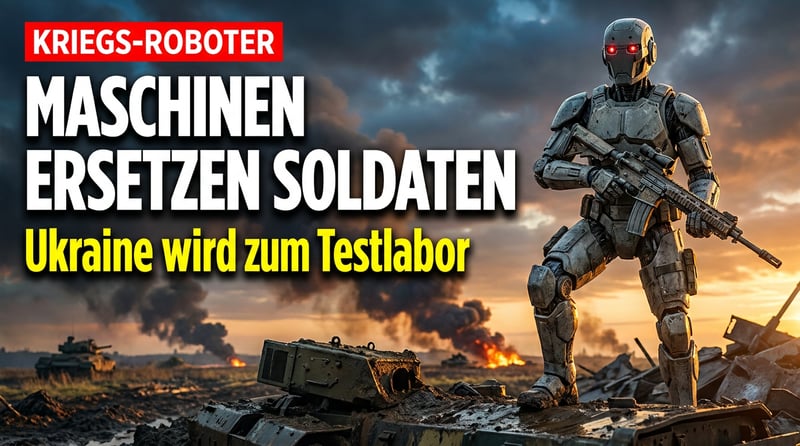 Wenn Maschinen Menschen ersetzen: Die Ukraine wird zum Testlabor fĂĽr humanoide Kriegsroboter