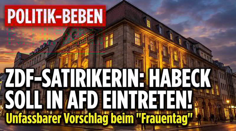 Wenn Satire zur Selbstentlarvung wird: ZDF-Komikerin rät Habeck zum AfD-Eintritt