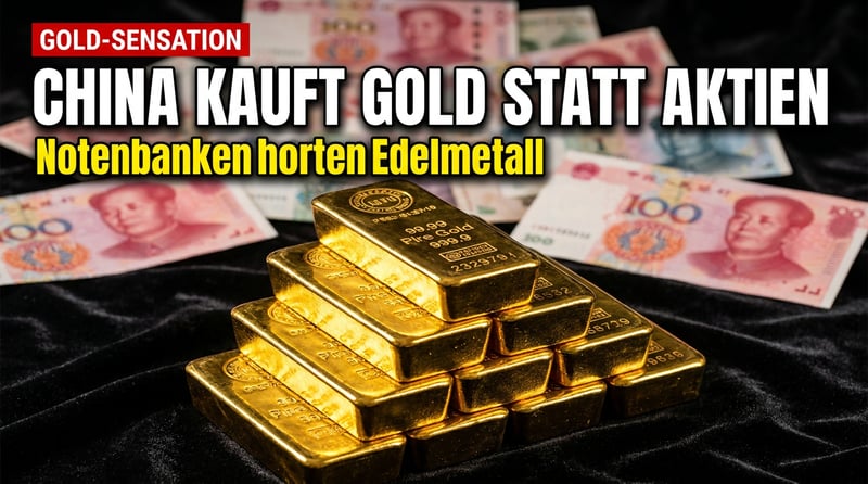 Wenn selbst die Chinesen der Börse den Rücken kehren: Gold verdrängt Aktien an der Spitze