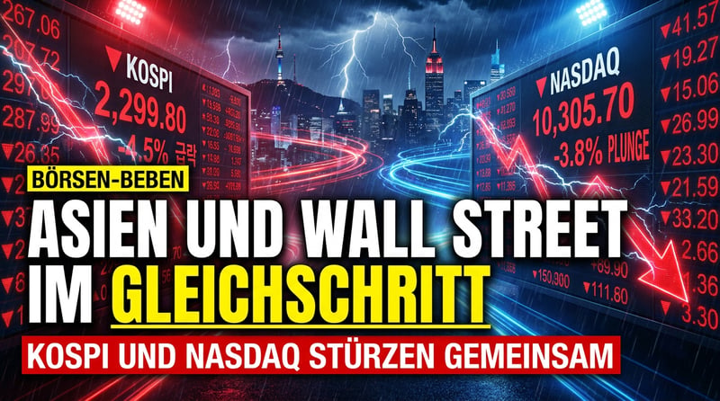 Wenn Seoul niest, bekommt die Wall Street Schnupfen: Die gefährliche Verschmelzung zweier Börsenwelten