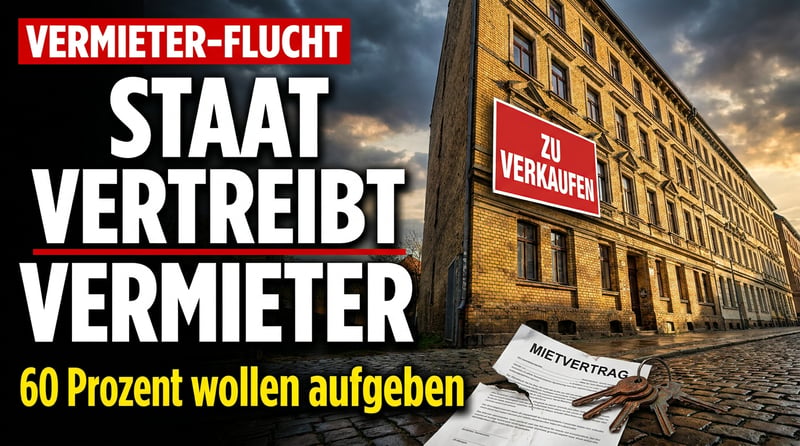 Wenn Vermieten zur Zumutung wird: Wie der Staat den Wohnungsmarkt selbst ruiniert