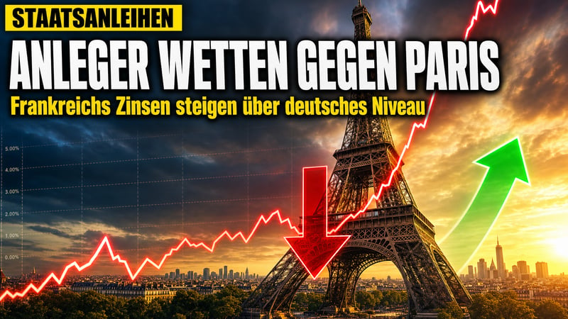 Wetten gegen Paris: Anleger shorten Frankreichs Staatsanleihen