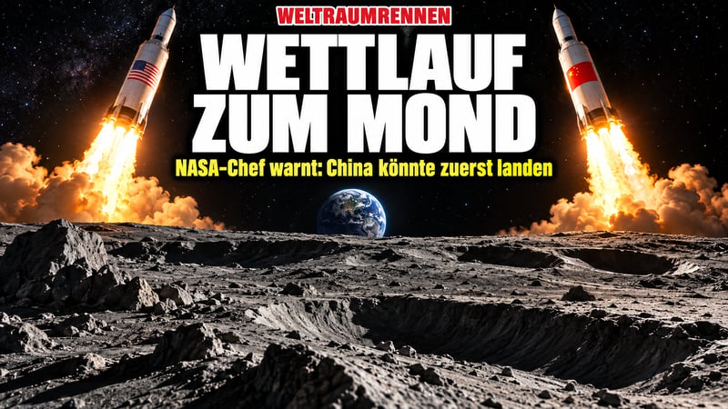 Wettlauf zum Mond: NASA-Chef warnt — China könnte zuerst landen