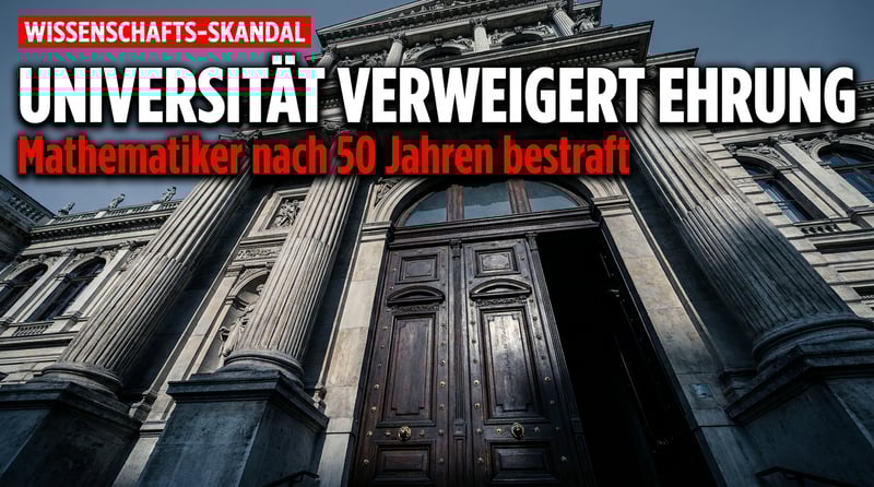 Wien zeigt sein wahres Gesicht: Universität entzieht Mathematiker die Ehrung – weil er falsch denkt