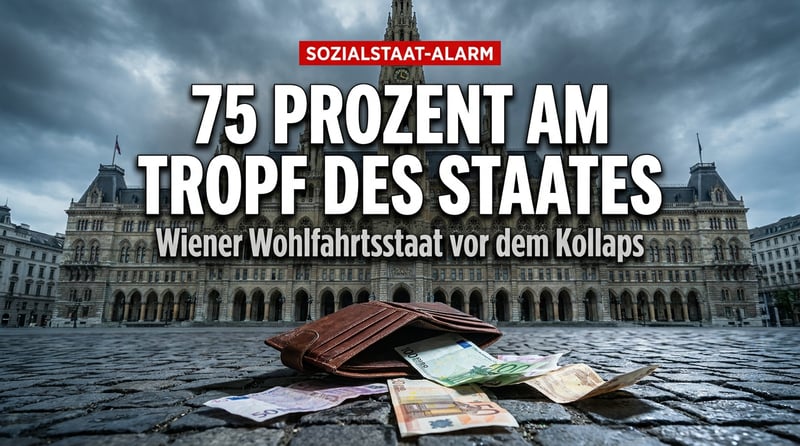Wiener Wohlfahrtsstaat am Limit: Drei von vier Flüchtlingshaushalten leben auf Kosten der Steuerzahler