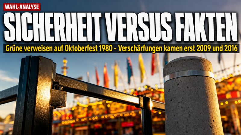 Wiesn-Vergleich der Grünen: Wenn die Faktenlage im Weg steht