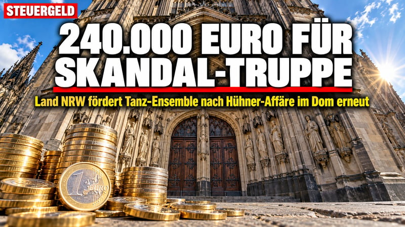 Windel-Hühner im Dom: NRW will Skandal-Ensemble 240.000 Euro zahlen!