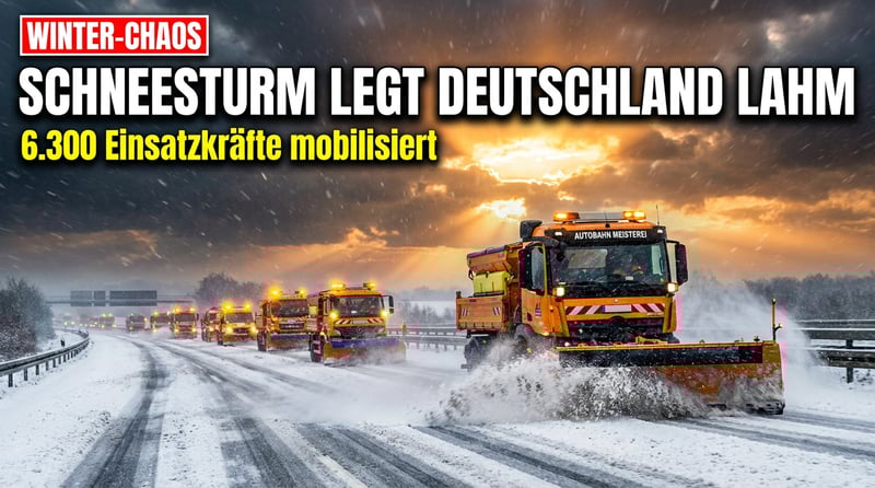 Winterchaos droht: Verkehrsminister mobilisiert alle Kräfte gegen den Schneesturm
