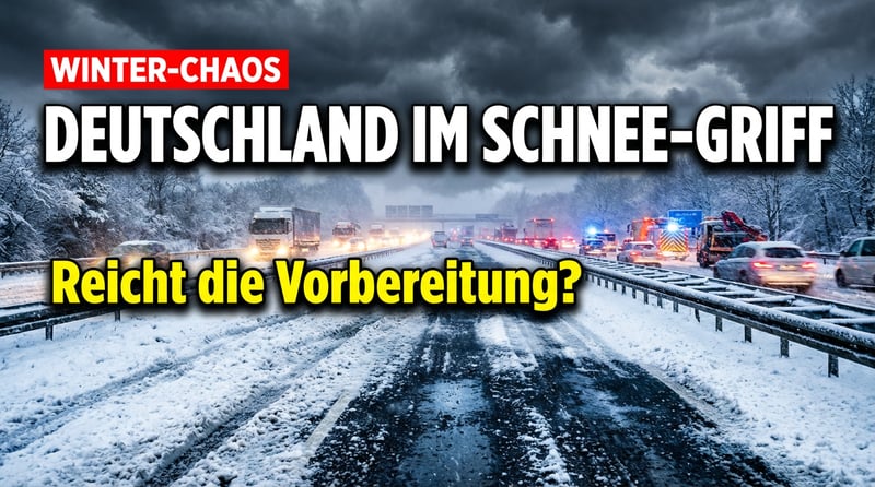 Wintereinbruch in Deutschland: Verkehrsminister verspricht Einsatzbereitschaft – doch reicht das wirklich?