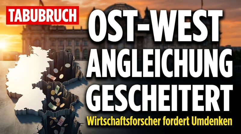 Wirtschaftsforscher fordert Ende der Ost-West-Angleichung: Ein überfälliger Tabubruch?