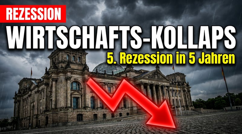 Wirtschaftsmotor abgewürgt: Deutschland taumelt zum fünften Mal in die Rezession
