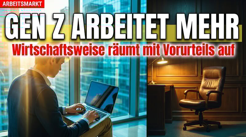 Wirtschaftsweise verteidigt Generation Z: Junge Menschen arbeiten mehr als ihre Vorgänger