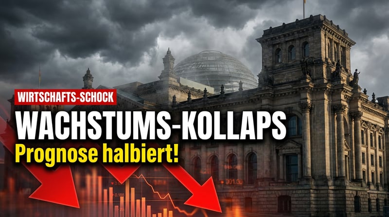 Wirtschaftswunder ade: Berlin halbiert Prognose – Deutschland versinkt im Wachstums-Sumpf