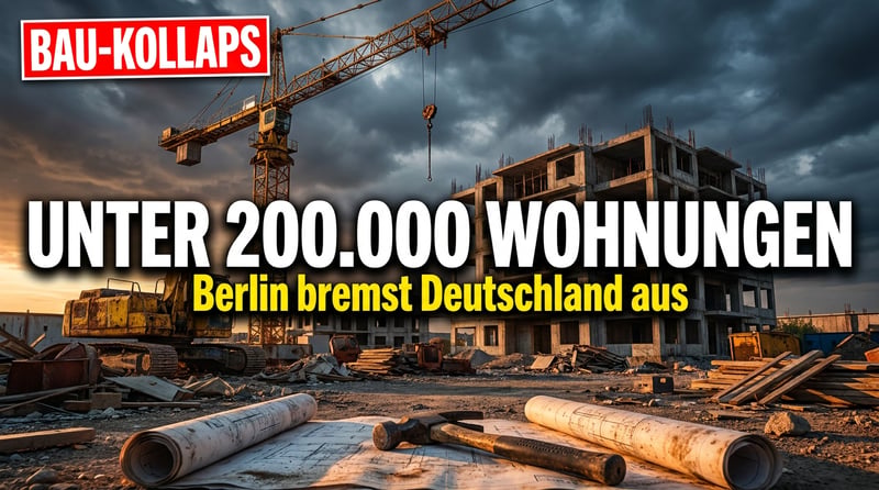 Wohnungsbau im freien Fall: Wie Berlin den letzten Hammer fallen lässt