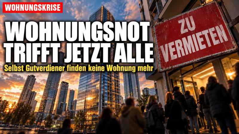 Wohnungsnot eskaliert: Jetzt finden selbst Gutverdiener nichts mehr!