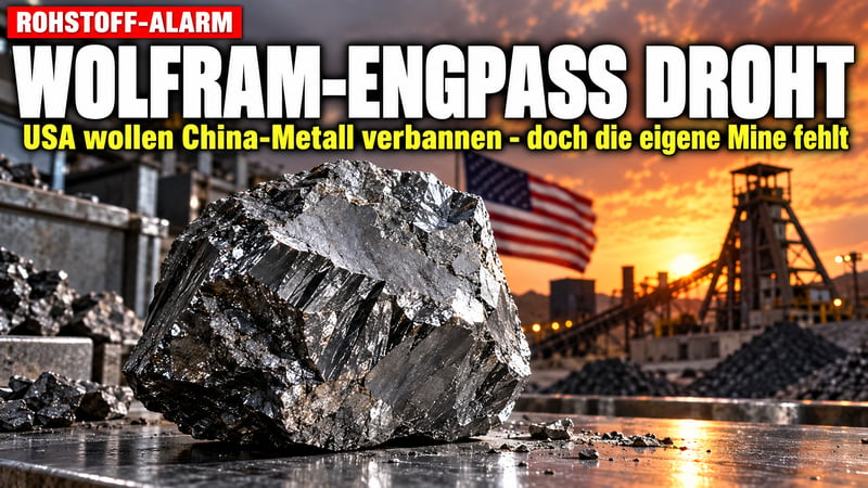 Wolfram-Falle: Amerikas China-Bann droht an der Realität zu zerschellen