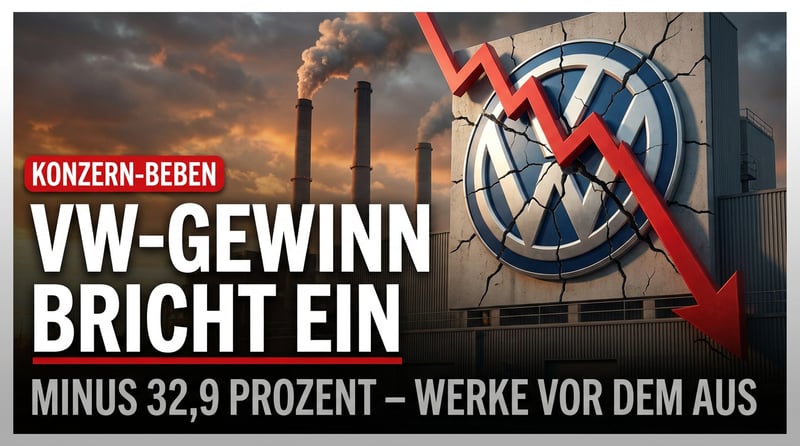 Wolfsburg im Sinkflug: VW verliert ein Drittel seines Gewinns â und die Politik schaut tatenlos zu
