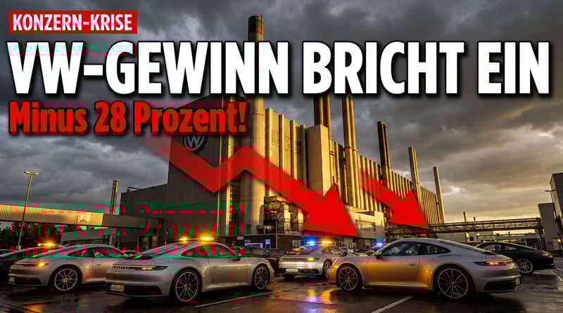 Wolfsburg in Schieflage: VW-Gewinn bricht um 28 Prozent ein – Porsche und USA werden zum Klotz am Bein