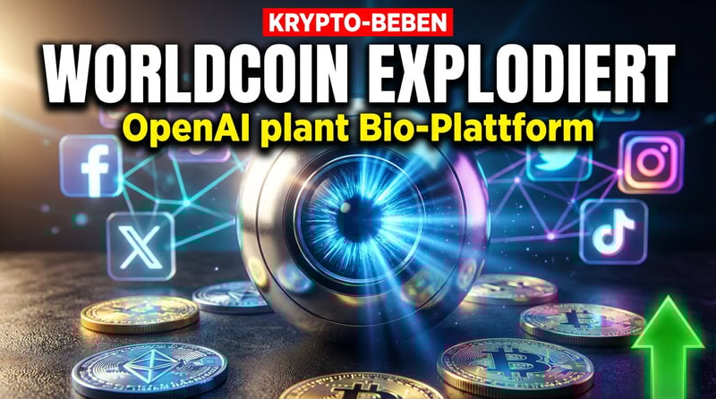 Worldcoin explodiert um 40 Prozent: OpenAI plant offenbar biometrische Social-Media-Plattform