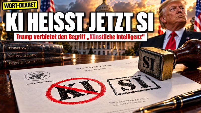 Wort-Diktat aus Washington: Trump schafft die „KI“ einfach ab!