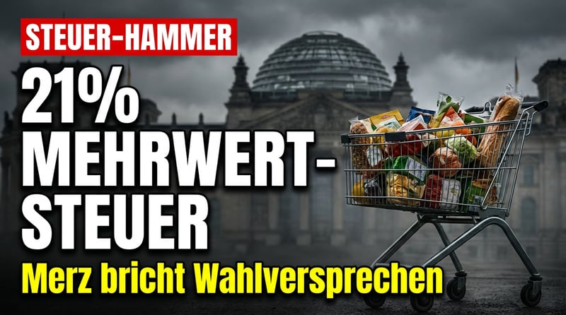 Wortbruch mit Ansage: Schwarz-Rot erwägt Mehrwertsteuer-Hammer auf 21 Prozent
