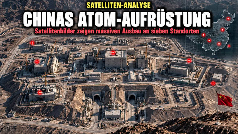 Xis Atom-Baustellen: Satelliten enthüllen Chinas stille Aufrüstung
