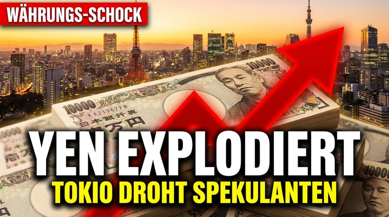 Yen-Rally erschüttert Märkte: Tokio signalisiert Nulltoleranz gegen Währungsspekulanten
