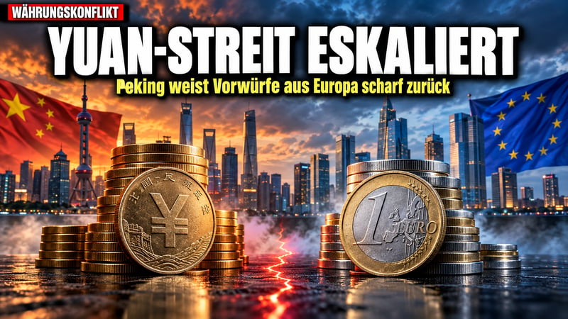 Yuan-Streit eskaliert: Peking weist Europas Vorwürfe scharf zurück!